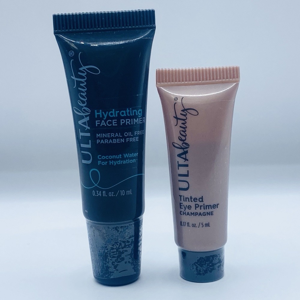 Ulta Beauty Hydrating Face Primer & Tinted Champagne Eye Primer 2pc New